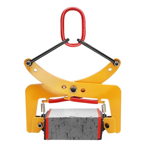 MINRS Versetzzange Bordsteinzange 325kg Hebezange Steinträger Hebevorrichtung Bordsteinträger Steingreifer Steinzange Pflastersteinzange Pflasterträger Palettenabzieher-Klemme