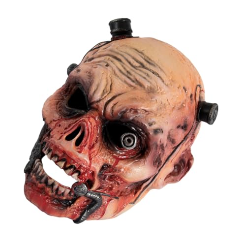 ULTECHNOVO Zombie Horror Maske Zombie Cosplay Kostüme Gruselige Monstermaske Halloween Teufelsmaske Cosplay Requisite Cosplay Maske Gruselige Masken Für Erwachsene Walking Dead