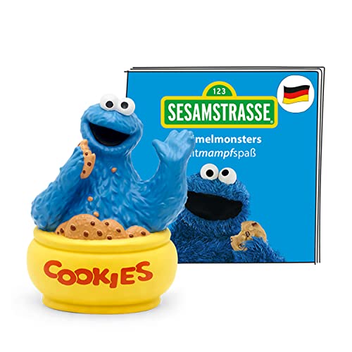 tonies Hörfigur für Toniebox, Sesamstraße – Krümelmonsters Mitmampfspaß, Hörspiel für Kinder ab 3 Jahren, Spielzeit ca. 40 Minuten