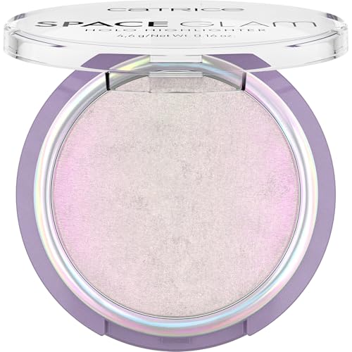 Catrice Space Glam Holo Highlighter, Nr. 010, Mehrfarbig, langanhaltend, sofortiges Ergebnis, intensiv, schimmernd, vegan, ölfrei, ohne Parfüm, ohne Alkohol, 1er Pack (4.6g)
