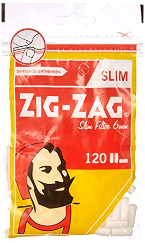 ZIG-ZAG Zig Zag Drehfilter Slim 6mm Diffusion Optisches Glas 120 Stück