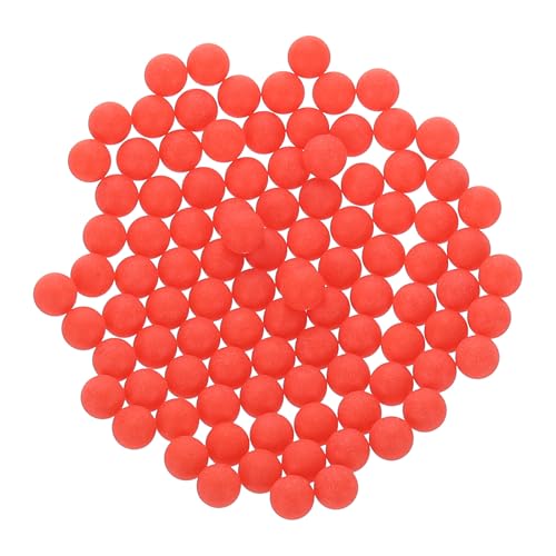 QUARKZMAN 100 Stück PP Kunststoff Kugellagerkugeln 4mm Solide Kunststoffkugeln, Präzisionskugellagerkugel, Rot