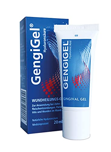 GengiGel® Wundheilungs-Gel/Hyaluronsäure ist ein natürlicher Stoff und physiologischer Bestandteil des Bindegewebes/Schwellungen und Entzündungen werden rasch und effektiv zurückgebildet