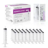 BORNOVA - 10 ML /100 Stück - Flüssigkeitsspendern aus Kunststoff ohne NDL, geeignet für Laboratorien, Flüssigkeitsmessung, Gartenarbeit industrielle Anwendungen. (10 ml / 100 Stück)