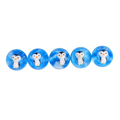 Toyvian 5 Stück Bälle Für Preise Bälle Taschenverkauf Pädagogisches Blaues Gummi Kleine Aktivitäten Sensorische Geburtstagsmaschinen Füllspielzeug Entworfen Bezauberndes