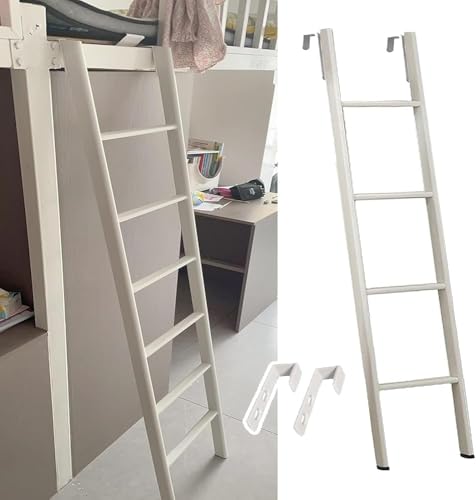 Verstellbare Metallleiter Etagenbett für Kinder und Erwachsene, langlebige und platzsparende Lösung für Schlafsaal, Loft Home