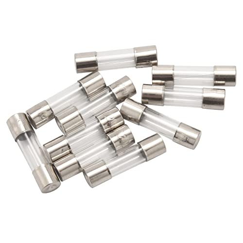 Fozriybefy 10Pcs 250V 0.2A 200mA Schnell flink Glassicherungen Tubes 5mm x 20mm