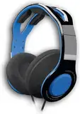Gioteck - TX30 Megapack - Stereo Game&Go Headset + Daumengriffe + USB-Ladekabel für PS4, blau, einstellbar, GPKPS4-11-MU
