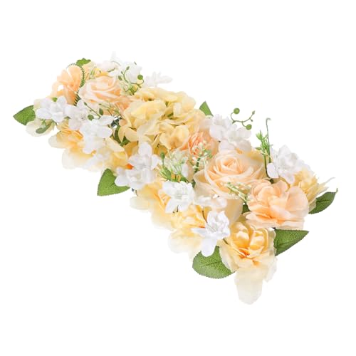 HAWILLOSCH Künstliche Blumenkunst Artificial Flowers Decoration Künstliche Blumendeko Blumenwand für Eventlocation Blumendeko für Hochzeitsort Hochzeitsblume Simulationsblume Seidenblume