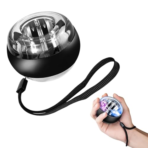 Handgelenk Trainer Ball, Gyrotwister, Autostarter, Powerball handtrainer, Gyro-Ball zur Stärkung von Armen, Fingern, Handgelenkknochen und Muskeln