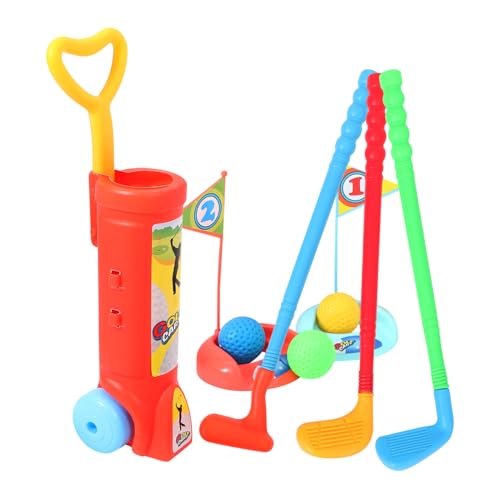 WHAMVOX Golf Set Für 1 Set Plastik Golfschläger Für Kleinkinder Outdoor Für Jungen Und ädchen Fördert Bewegung Und Spaß Im Freien Ideal Für Garten Und Spielplatz