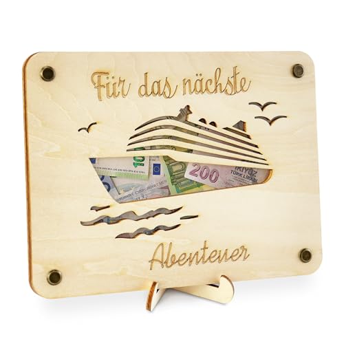 TAKULA Geldgeschenk Reise-Geldgeschenk Schiffsreise Kreuzfahrt Geschenk Deko Schiff,Geld Geschenke Ideen Geldgeschenke Verpacken Geld Verschenken|Abenteuer