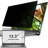 Laptop Sichtschutzfolie 13.3 Zoll, 16:10 Seitenverhältnis Abnehmbarer Sichtschutz Anti Blaulicht Blendschutz Blickschutzfolie Displayschutz Blickschutzfilter für 13 Hp/Dell/Acer/Lenovo/ThinkPad/Asus