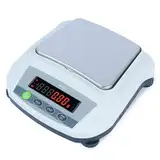 U.S. Solid Digitalwaage 3000g x 0,01g - Präzise Analysewaage für Küche, Schmuck und wissenschaftliches Wiegen - AC/DC-Stromversorgung