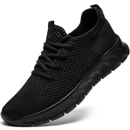 Damyuan Sneaker Herren Schuhe Laufschuhe Sportschuhe Turnschuhe schwarz Wanderschuhe atmungsaktiv leichte männer Tennisschuhe Freizeit Outdoor Fitnessschuhe 47
