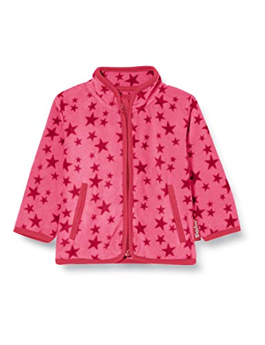 Playshoes Fleece-Jacke Unisex Kinder Outdoor-Oberteil, pink Sterne, 98