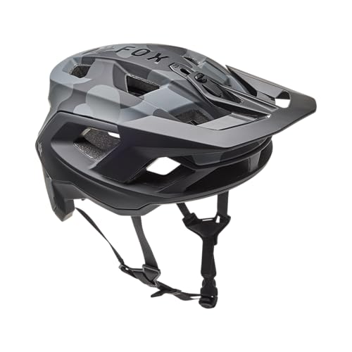 Fox Racing SPEEDFRAME CAMO Helmet -Unisex- Fahrrad Helm, Schutzfunktion, optimierte Belüftung,Black Camo,M