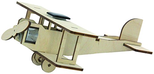 SOL-EXPERT group 40235 - Solar Doppeldecker Flying Star, Bausatz, Holz, Natur