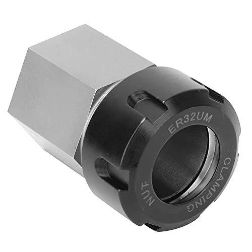Er32 Spannzangenblock Spannzangenhalter für Drehmaschine Graviermaschine (Quadratisch) Er25 Spannzangenfutter, Er-32 Spannzangenblock, Er32 Spannzangenblock, Er32, (Sechskantgriff)