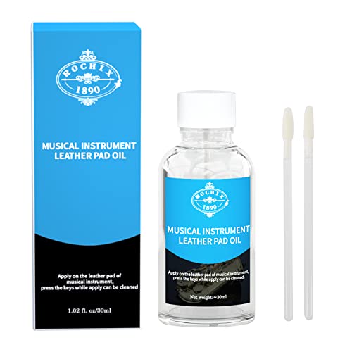 Lederpolsteröl für Musikinstrumente für Klarinetten, Flöten, Saxophone, Oboen, Fagotte, Holzblasinstrumente 1,02 fl.oz/30ml