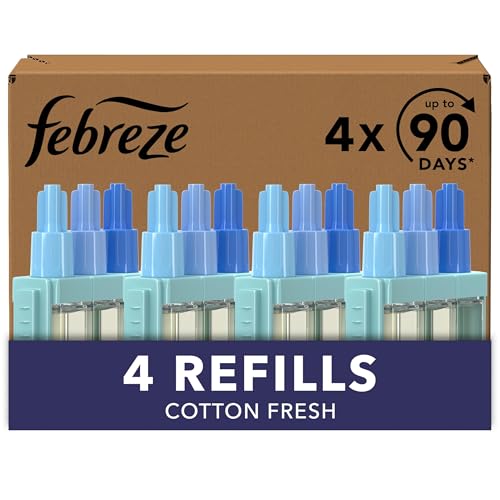Febreze 3Volution Duftstecker Nachfüllflakon 80 ml Reine Frische, 3 Abwechselnde Düfte Bekämpfen Gerüche