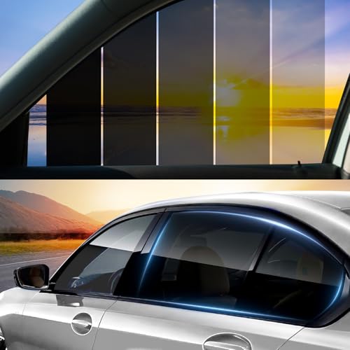 Vepagoo Tönungsfolie Auto, Scheibentönungsfolie Auto, 35% VLT - Länge: 305CM, Breite: 50CM, blockiert UV-/IR-Strahlen, Hitze und Blendung - Kratzfeste Autofensterfolie Heat & Glare