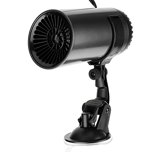 Yosoo Health Gear Autoheizung, 12 V 150W Tragbar 2 in 1 Auto Kühlung Heizventilator Winterauto Defogger, der mit Saugsitz in Zigarettenhellere Steckt