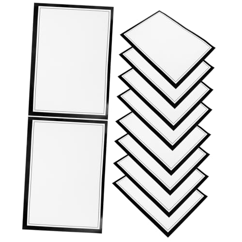 Housoutil 10 Blatt Blanko Malpapier Karton für Diy Dicke Glatte Kanten für Marker Buntstifte und Wachsmalstifte Tragbar und Leicht für Bastelprojekte
