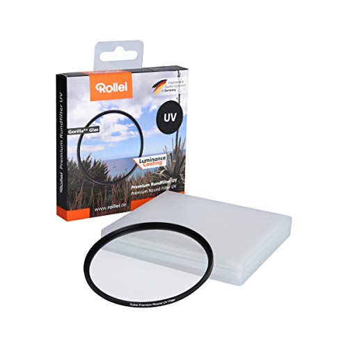 Rollei Premium Rundfilter UV 52 mm - UV Filter und Schutzfilter mit Aluminium-Ring aus Glas mit spezieller Beschichtung - Größe: 52 mm
