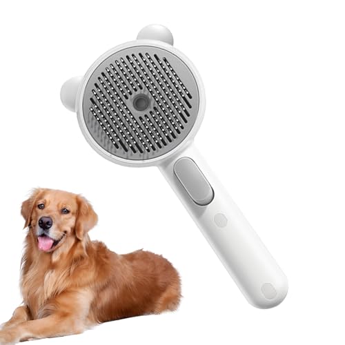 Cat Steamy Brush | Massage Cat Hair Brush & Steamer Grooming Comb - Reinigungsbedarf, Dampfendes bequemes Haarentfernungswerkzeug für Haustierhandlungen