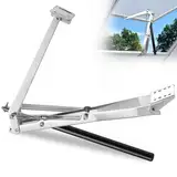 Inoamity Automatischer Fensteröffner mit doppelter Feder für Gewächshäuser – thermoreguliertes Belüftungssystem 15-30 °C, Hubkapazität 15 kg, Öffnung 45 cm (1 Stück)