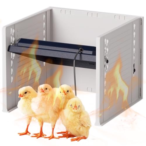 Wärmeplatte Küken,Inkubator für Küken, Heizplatte für Kükenaufzucht, 25 Watt Einstellbare Höhe Kükenwärmeplatte