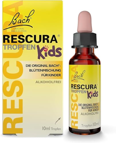 Bachblüten Original Bach RESCURA Kids Tropfen,10ml | Bachblütenmischung für Kinder | Original nach Dr. Edward Bach | ehemals Rescue