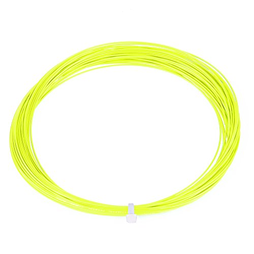 Keenso Badminton Saite, 10m Nylon Hohe Flexibilität Badminton Saite Badmintonschläger Ersatzsaite Badmintonschläger Reparatursaite (Leuchtendes Grün)