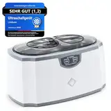 LifeBasis Ultraschallreinigungsgerät 420ml- TESTSIEGER 2025 Brillenreinigungsgerät Ultraschallreiniger Ultraschallbad für Zahnersatz Brillen Schmuck Uhren Pinsel Münze Rasierkopf Messer 45000Hz 30W