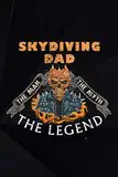 Archery Training Book - Mens Skydiving Dad The Man The Myth The Legend Skydive Skydiver Family: Log Book, Tracker, Chart, Diary, Record Book for ... Gift for Archer, Archery Lovers,Daily Journal