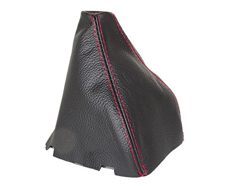 The Tuning-Shop Ltd Schaltsack kompatibel mit Mercedes SLK R170 Leder rote Naht