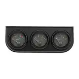 3 IN 1 Auto Zusatzinstrumente, Triple Gauge Kit Voltmeter Öltemperatur Öldruck Messgerät Zusatz Instrument für Auto