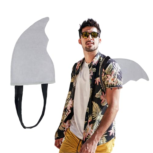 Goiern Hai Kostüm, Haiflosse, Graues Haikostüm, Fisch Kostüm, Einfache zu tragende Hai Accessoires, Haiflosse Kostüm für Erwachsene, Cosplay