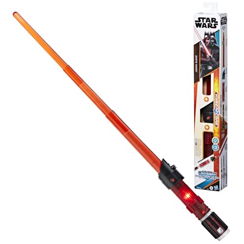 Star Wars Lightsaber Forge Kyber Core Darth Vader, mit Leuchteffekten im transparentem Inneren und Sounds, perfekt als Teil eines Superhelden-Kostüms zu Weihnachten oder Neujahr für Kinder ab 4 Jahren