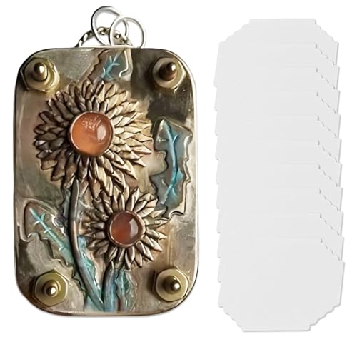 Vimmvid 11 Stück Mikro Blumenpresse Set Pflanzenpresse Blumen Pressen, Blüten und Sonnenstein Muster, Tragbares DIY Bastelset für Natürliche Dekorationen, Ideal für Handwerk und Kreativgestaltung