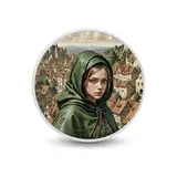 Die Chroniken der getarnten Wächter: Das Jadegeflüster 1oz Silber Farbmünze, Arverni Mint