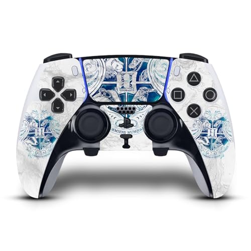 Head Case Designs Offizielle Harry Potter Hogwarts Worlds Grafiken Vinyl Haut Gaming Aufkleber Abziehbild Abdeckung kompatibel mit Sony Playstation 5 PS5 DualSense Edge Controller
