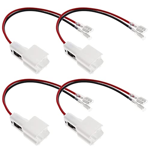 EMSea 4 Stück Auto Audio Lautsprecher Kabelbaum Kompatibel mit Dokker Logan 2 Lodgy Sandero 2 Note Qashqai Lautsprecherkabel Adapter Audio Horn Kabelbaum Stecker