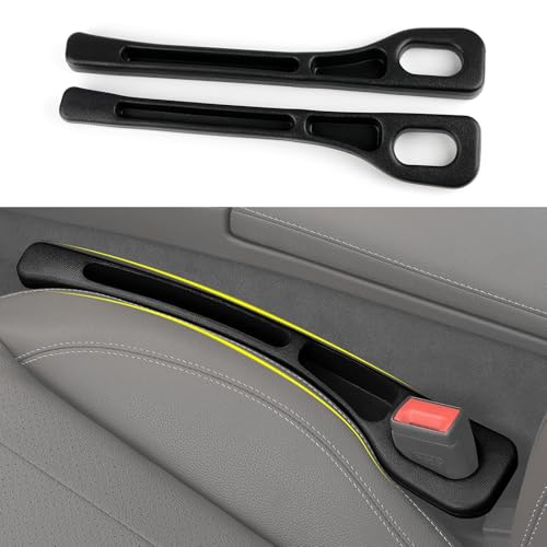 2PCS Auto Universal PU-Leder Sitzlückenfüller Stopfen Autositz-Lückenfüller Abstandshalter Geeignet für die meisten Modelle PKW SUV LKW Zubehör