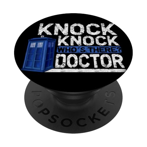 knock knock who is there Spruch Doktortitel Ärztin Chirurg PopSockets Klebender PopGrip