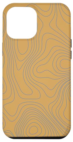 Hülle für iPhone 14 Pro Max Campinggelände-Karte