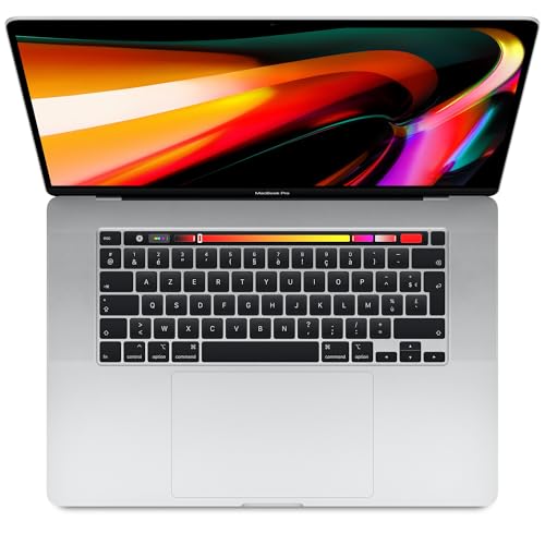 2019 Apple MacBook Pro mit 2.6GHz Intel Core i7 (16-zoll, 16GB RAM, 512GB SSD Kapazität) (QWERTZ German) Silber (Generalüberholt)