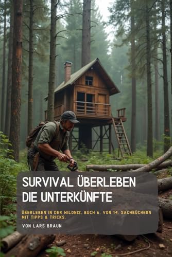 Survival Überleben Die Unterkünfte: Überleben in der Wildnis, Buch 6. von 14. Sachbüchern mit Tipps & Tricks.