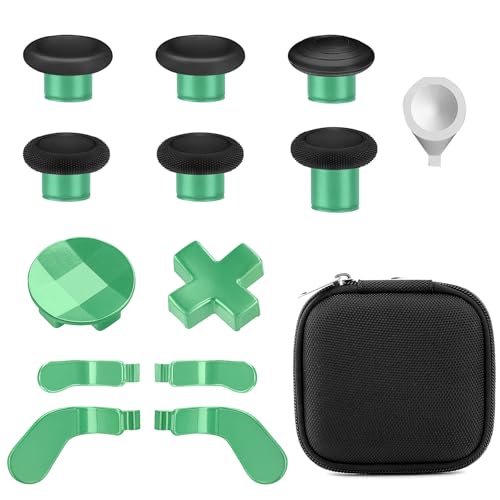 Gopiiphon 13-in-1-Ersatz-Daumenstifte für One Elite Series 2, Xbox Elite Controller Series 2 Zubehör Joystick Kit for Xbox Elite Wireless Controller Series 2 (Grasgrün)